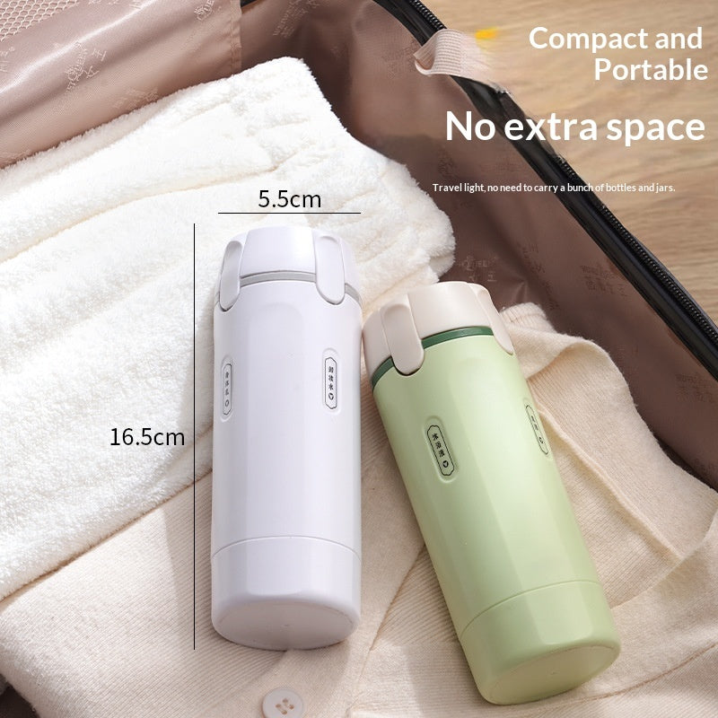 4-in-1 Portable Travel Dispenser ✈️ Leak-Proof Refillable Bottle for Shampoo, Lotion, Perfume & Conditioner | TSA-Friendly Travel Essential
