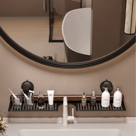 Bathroom Wall Shelf Organizer – Punch-Free Storage Rack for Shower & Kitchen