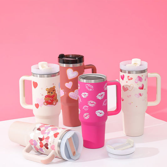 40oz Insulated Coffee Tumbler Spill Proof with Lid