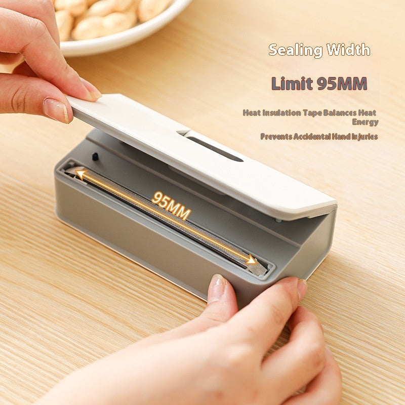 Portable Mini Heat Sealer for Plastic Bags – Handheld Food Bag Sealing Machine