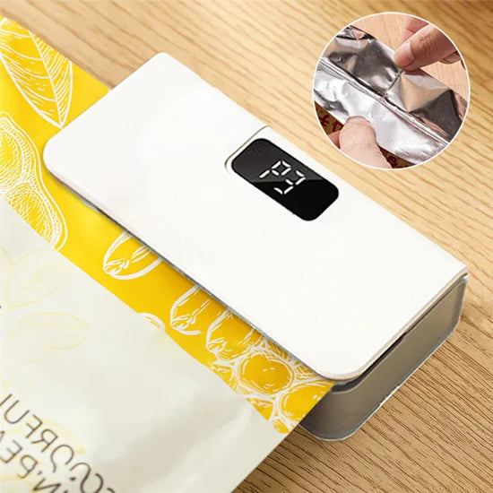 Portable Mini Heat Sealer for Plastic Bags – Handheld Food Bag Sealing Machine